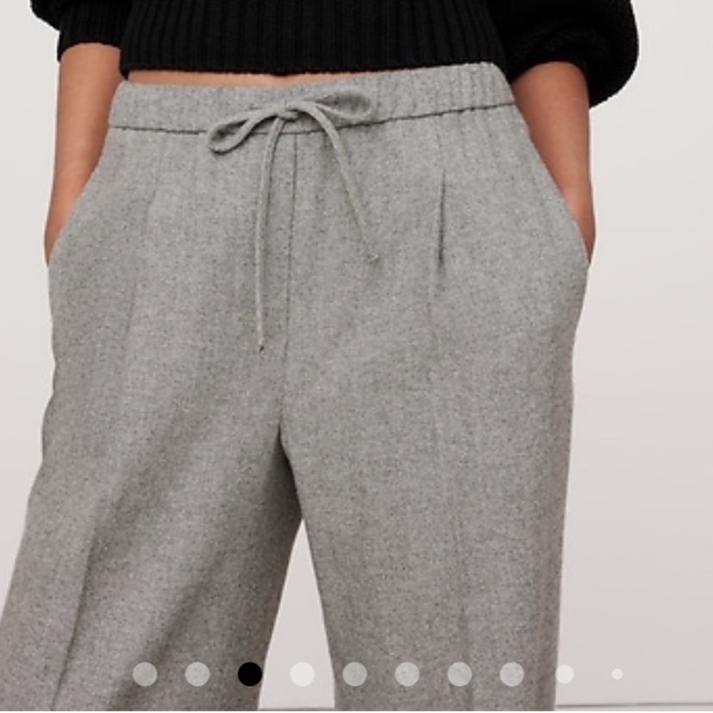 Mid Rise Flannel Pant - Banana Republic (Petite XXS)